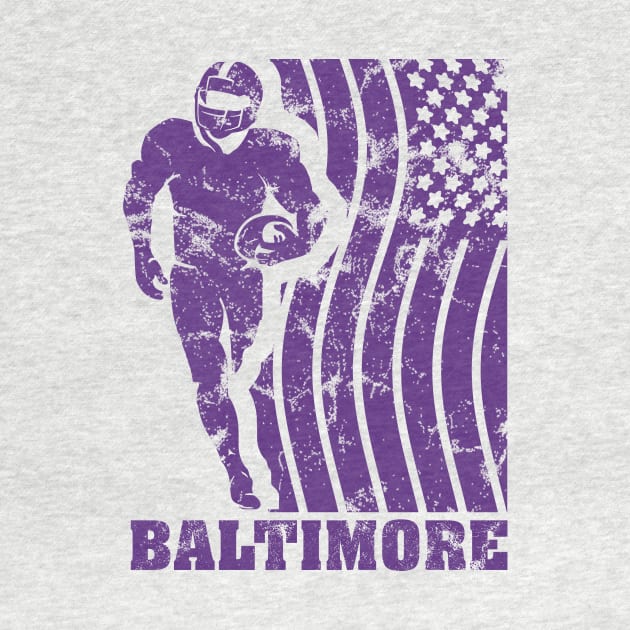 Baltimore Football Fans by Toogoo